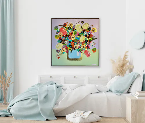 An original mixed media painting by Artist Collie Crawford available at The Little Gallery in Whangamata and Tairua